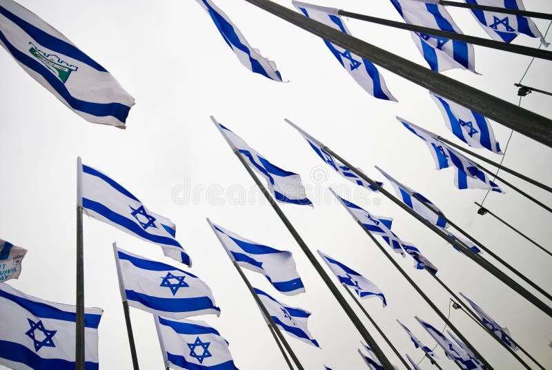 Flags of Israel stock images Flags of Israel stock images