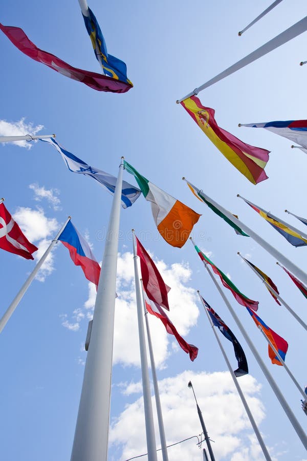 Download National Flags Of Different Country Stock Image - Image of communication, blue: 29999341