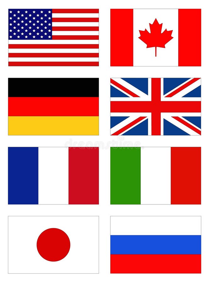 Flags Of The World Stock Vector Illustration Of British 88655845