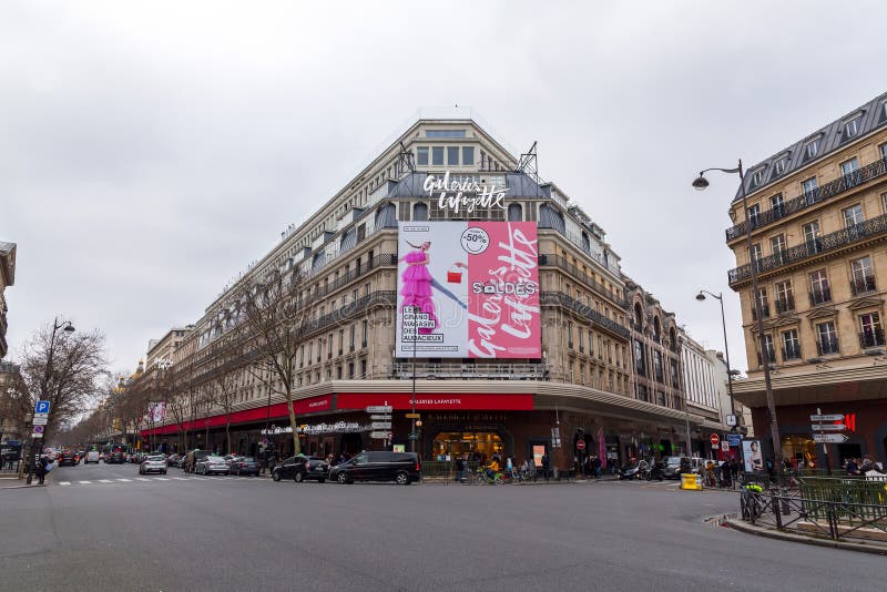The Flagship Store of the Galeries Lafayette, an Upmarket French ...