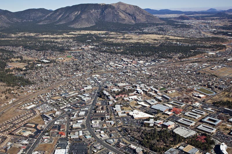 Flagstaff, Arizona stock image. Image of feet, aerial 27443965