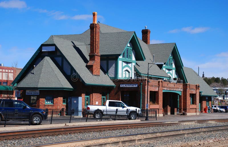 Flagstaff railway station royalty free stock photos