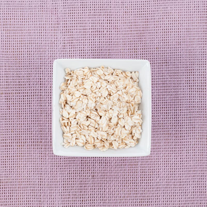 Flaked Oatmeal a Very Healthy Cereal Stock Image Image of dietary