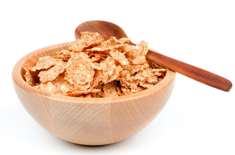 Cereal flakes breakfast stock image. Image of healthy 20068317