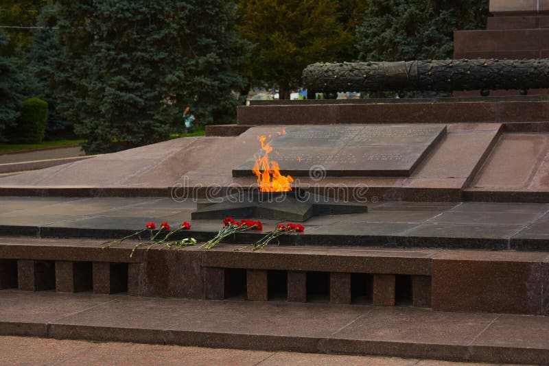 Flama eterno fotografia de stock royalty free