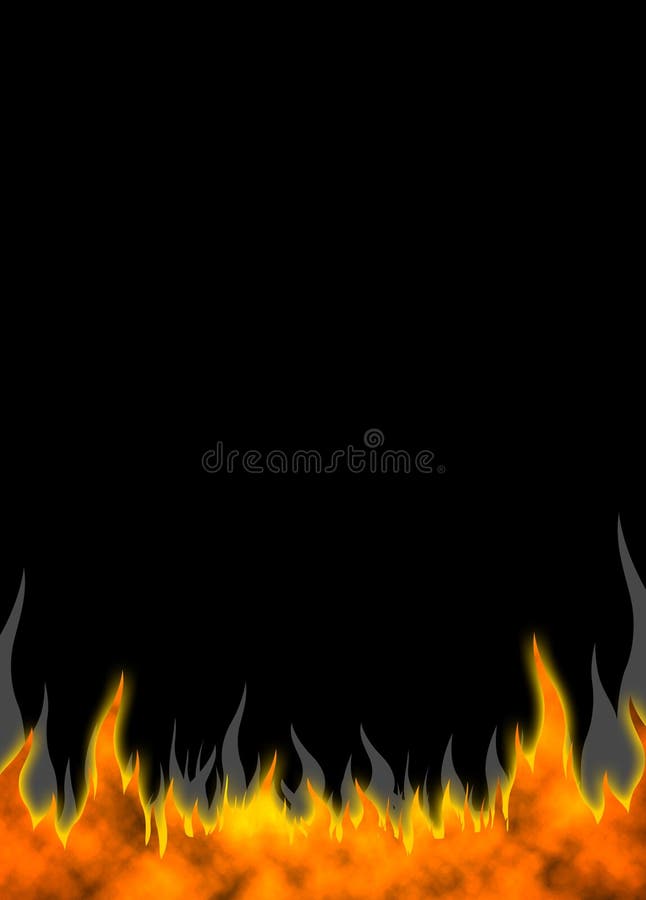 Vertical Fire Flames background. Raster illustration. Vertical Fire Flames background. Raster illustration.
