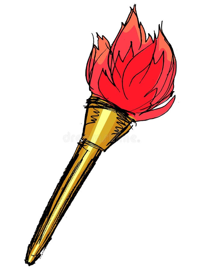 Flambeau stock illustration