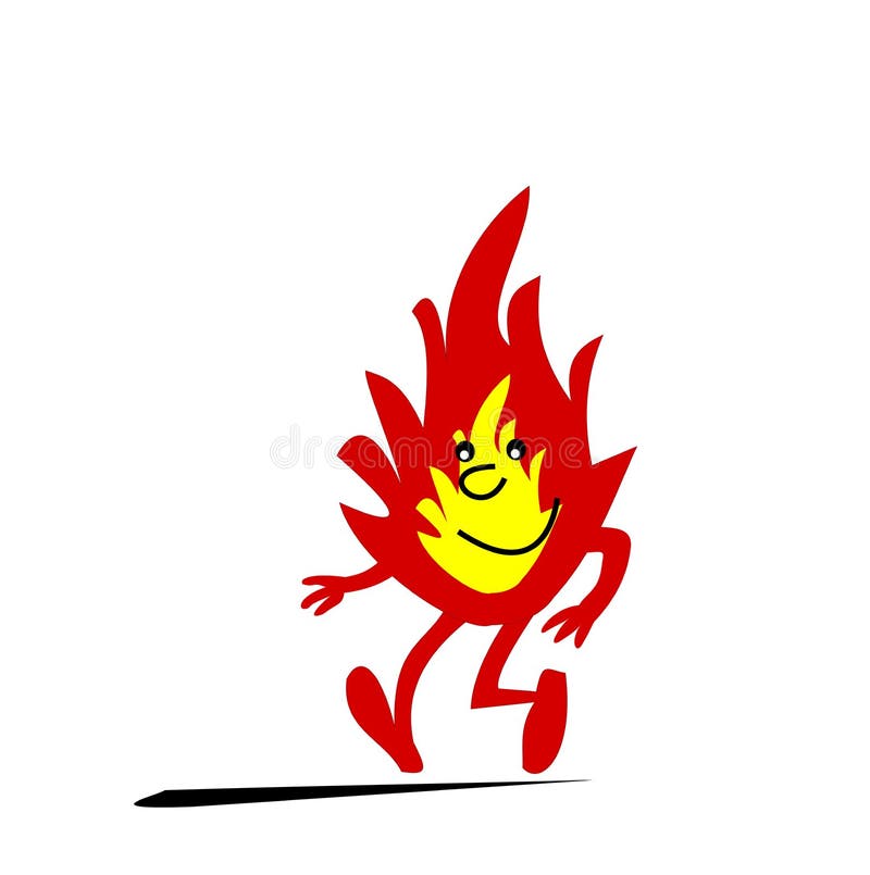 Flame stock illustration