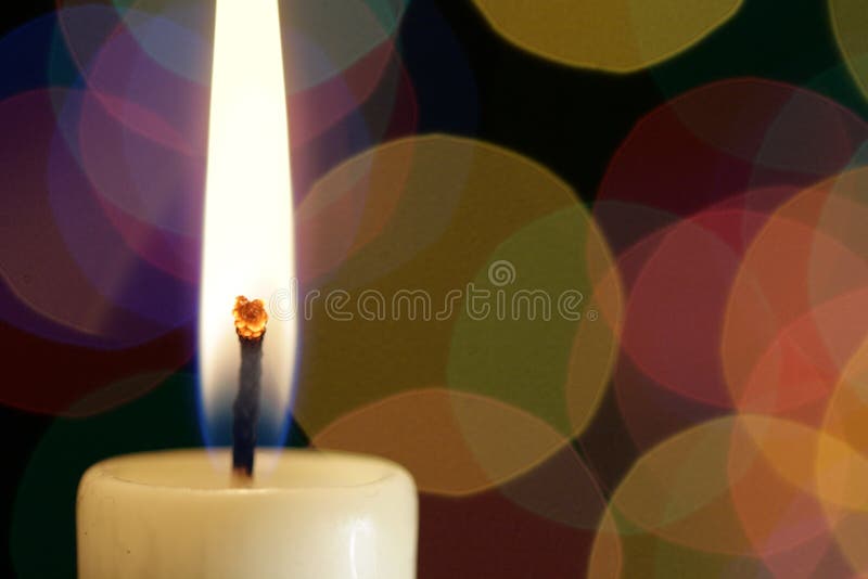 Flame of candle stock photo. Image of candlelight, indoors 2486268