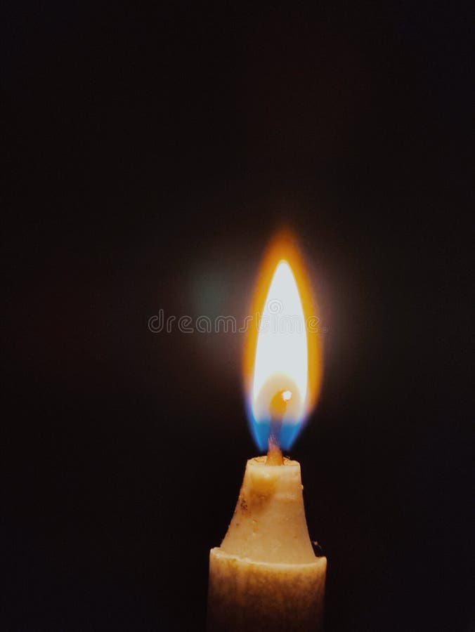Candle, Flame, Orange, Wax Picture. Image 134764692