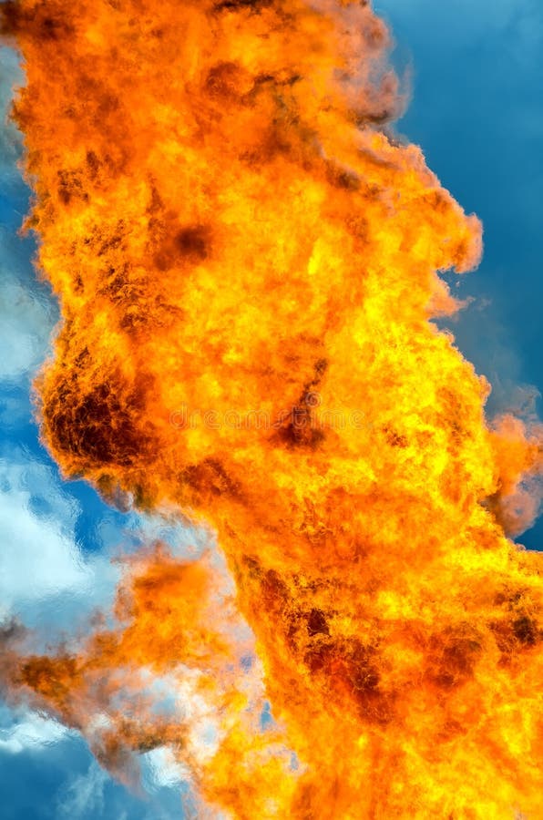 Oil Explosion in a Kitchen Fire Stock Image Image of cook, danger