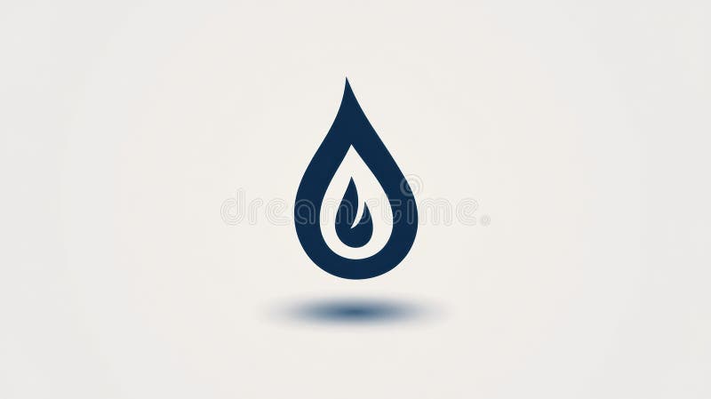Flame icon representing energy and warmth in a minimalist design suitable for various creative projects. Generative AI stock photos