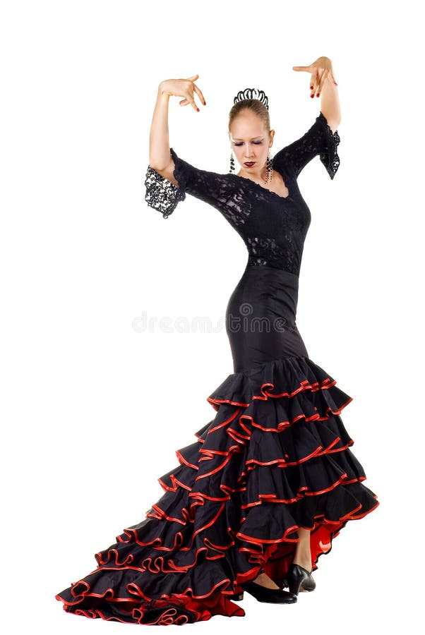 Flamenco χορευτών στοκ φωτογραφίες με δικαίωμα ελεύθερης χρήσης