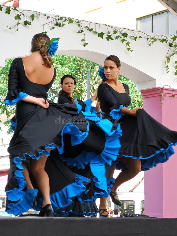 Flamencodansare, Marbella, Spanien.