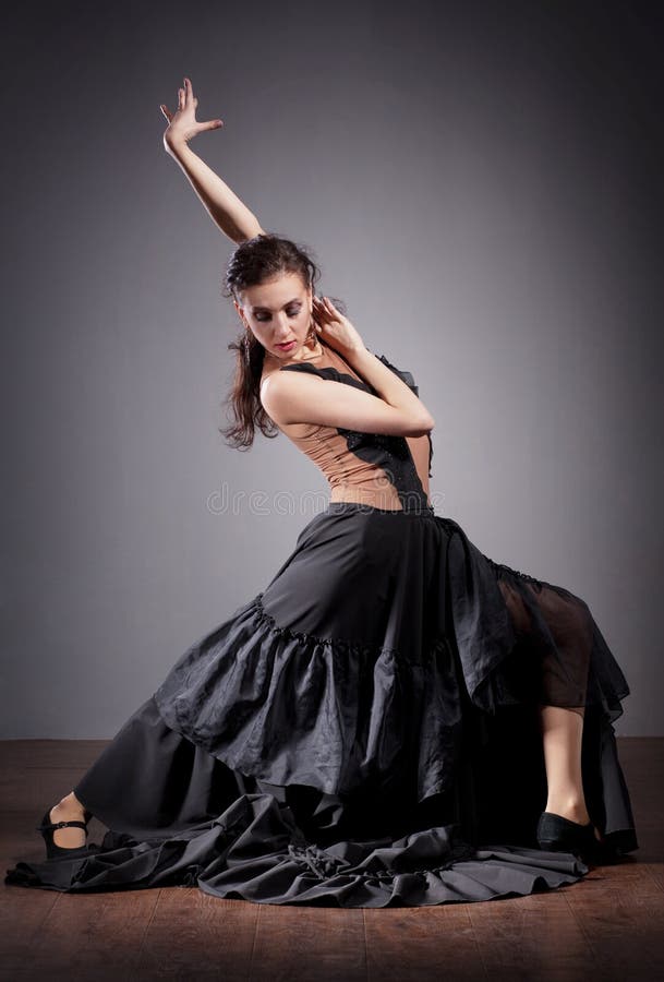 Flamencotänzer im schönen Kleid