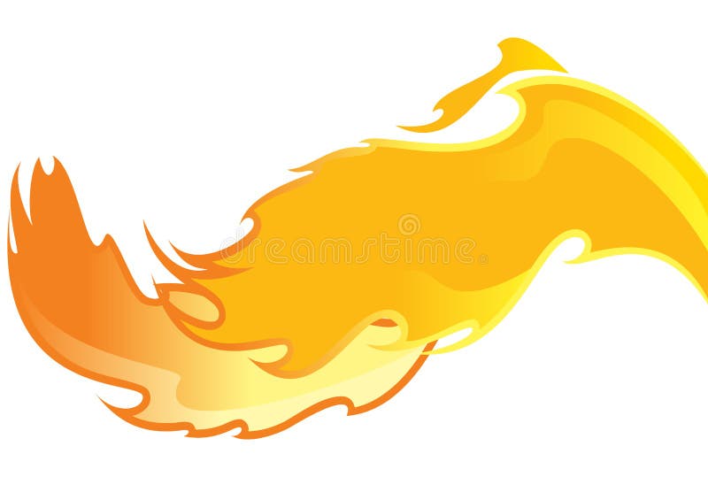 Flames royalty free illustration