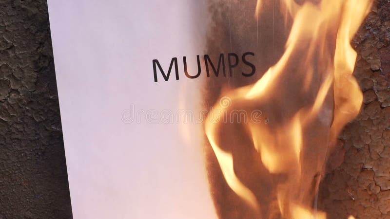 Flaming word mumps