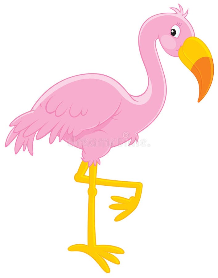 Flamingo cor-de-rosa ilustração royalty free