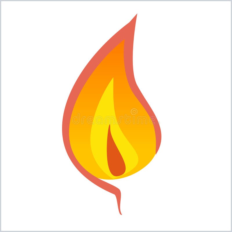 Flamme stock abbildung