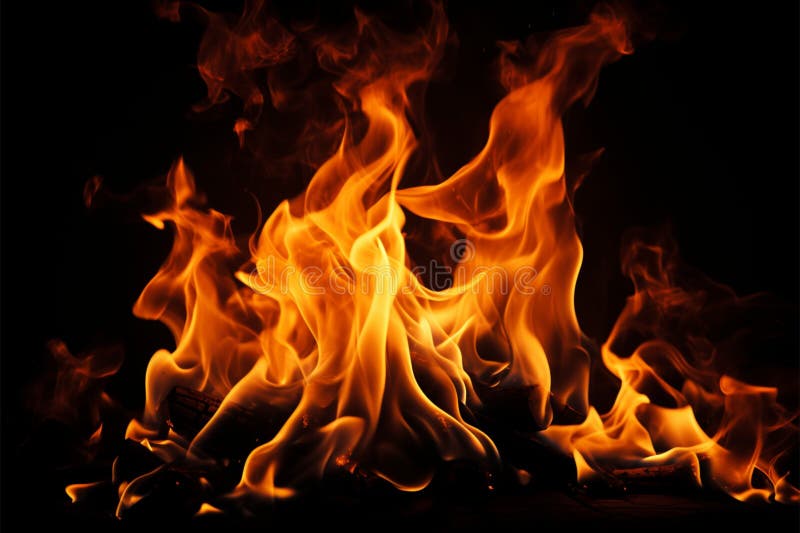 Flammentextur brennender Werkstoff Hintergrund einer Feuerbrand und Fackel lizenzfreie abbildung