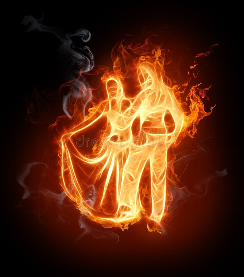 Flamy symbol royalty free illustration