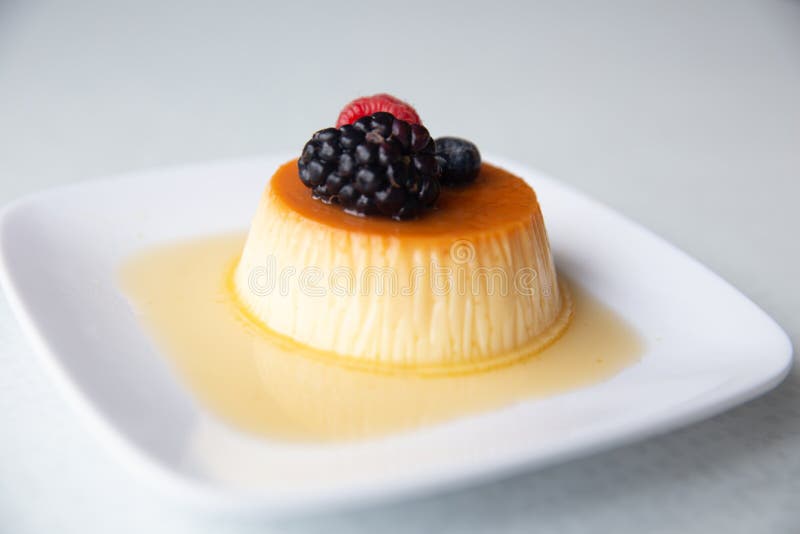 Flan de leche stock image. Image of gourmet, sweet, sauce 267479831
