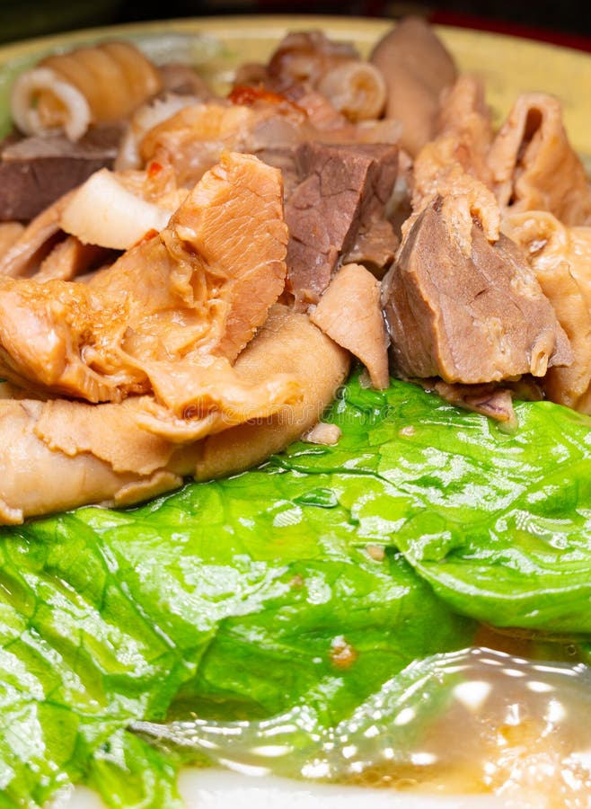 Flank Beef Rice Noodle Vertical Composition Stock Photo Image of beef