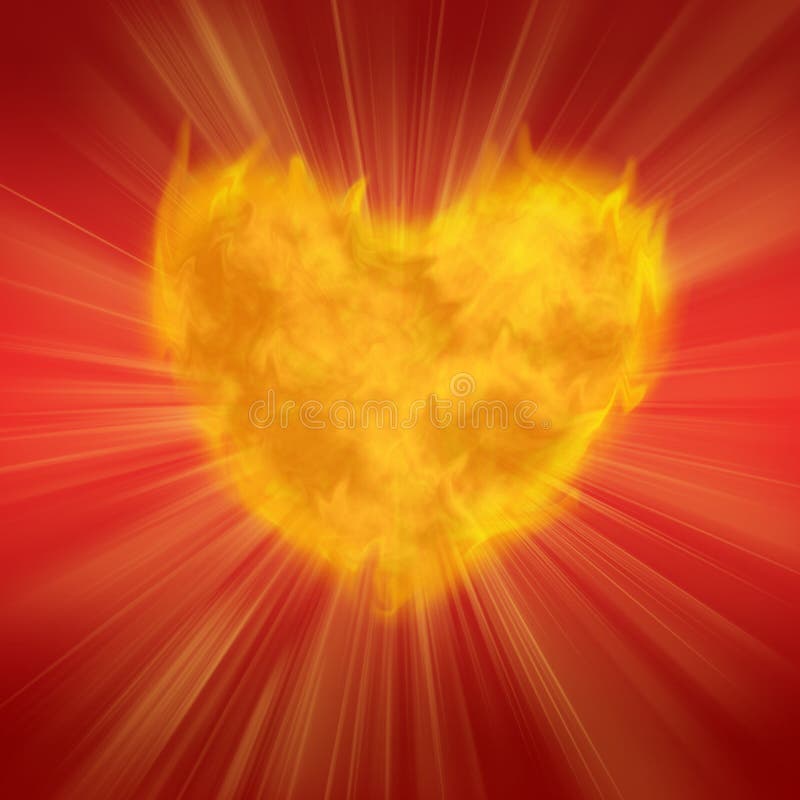 Flaring heart