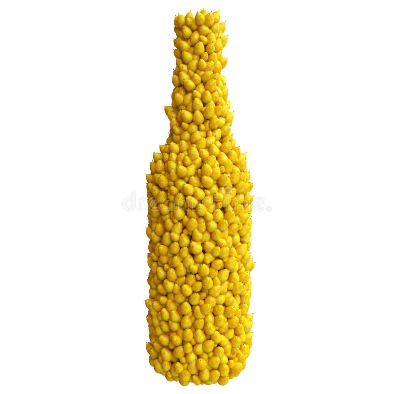 Flasche der Birne stockbild