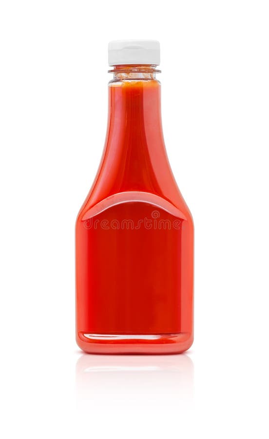 Flasche Tomatensauceketschup auf weißem Hintergrund stockfotos Flasche Tomatensauceketschup auf weißem Hintergrund stockfotos