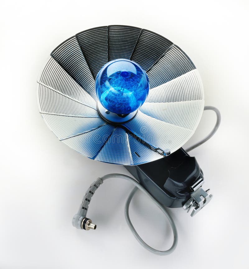 Flash Bulb stock image. Image of flash, blue, glass, camera 3790713