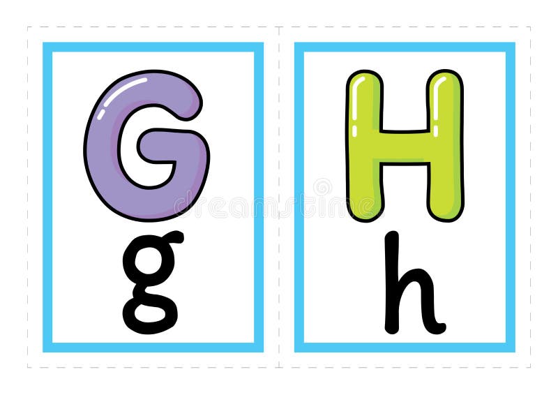 Flash Card Alphabet Vector Colored Alphabet Flash Cards Vector Free Hand Style Vector Stock Vector Illustration Of Clipart Colorful 137213152