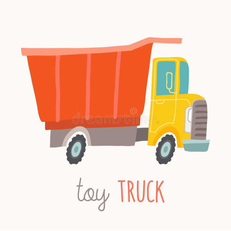 Flash card di Toy Truck Arte della parete dei bambini Primo flashcard di parola r Decorazione della stanza dei giochi colorful illustrazione vettoriale Flash card di Toy Truck Arte della parete dei bambini Primo flashcard di parola r Decorazione della stanza dei giochi colorful illustrazione vettoriale