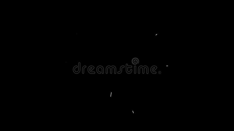 Flash light on black background royalty free illustration