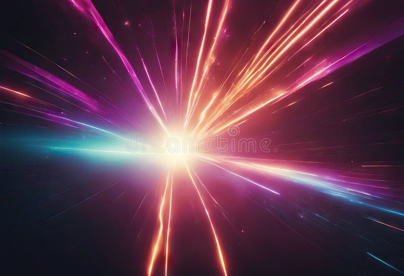 Flash light radial colored rays stock photoExploding Lighting Equipment Backgrounds Vitality Lens stock illustration