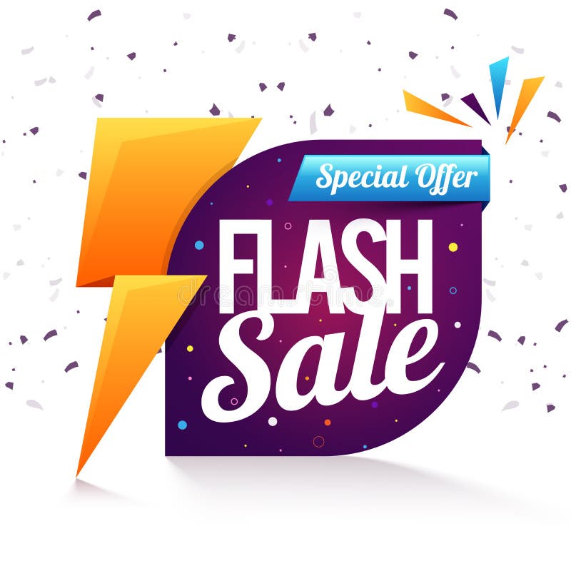 Flash Sale Poster, Banner or Flyer design. vector illustration Flash Sale Poster, Banner or Flyer design. vector illustration