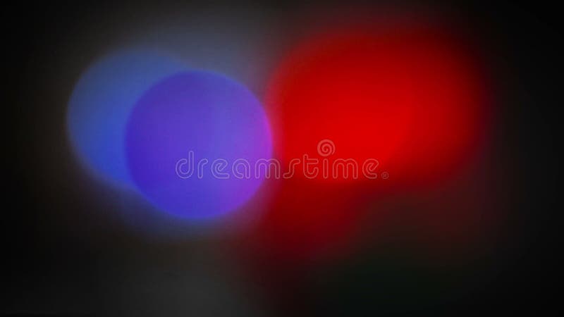 Flashing Police Revolving Light Bokeh on top of a Police Service Vehicles