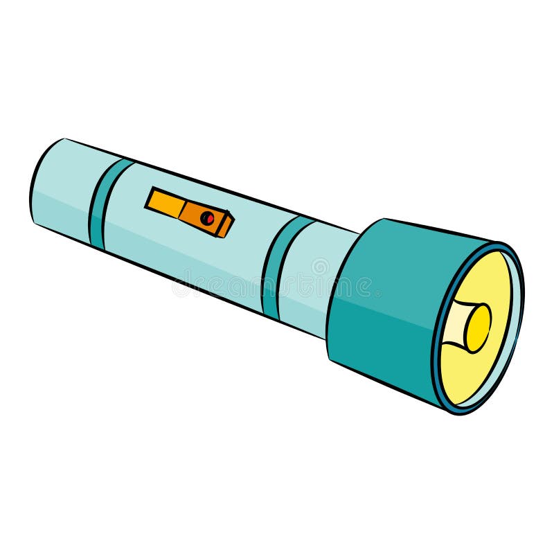 Flashlight Cartoon Icon Stock Vector - Image: 58767146