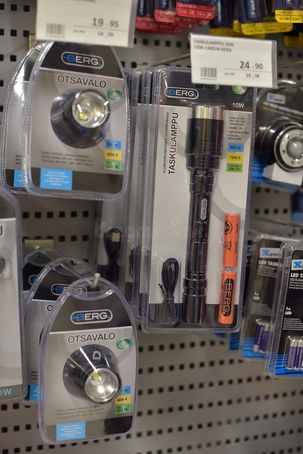 Flashlights in store editorial photo. Image of flashlights 58457821