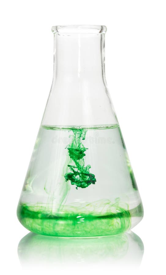 Flask with Chemistry Liquid Stock Photo Image of design, laboratory