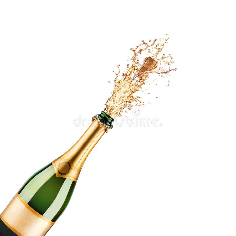 Flaska av champagne arkivbild