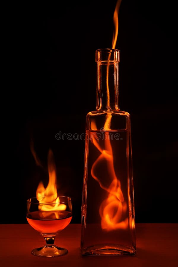 Flaskflammaexponeringsglas