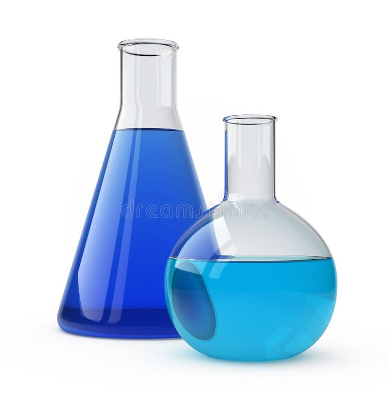 Flasks and Beakers stock vector. Illustration of glass - 76083377