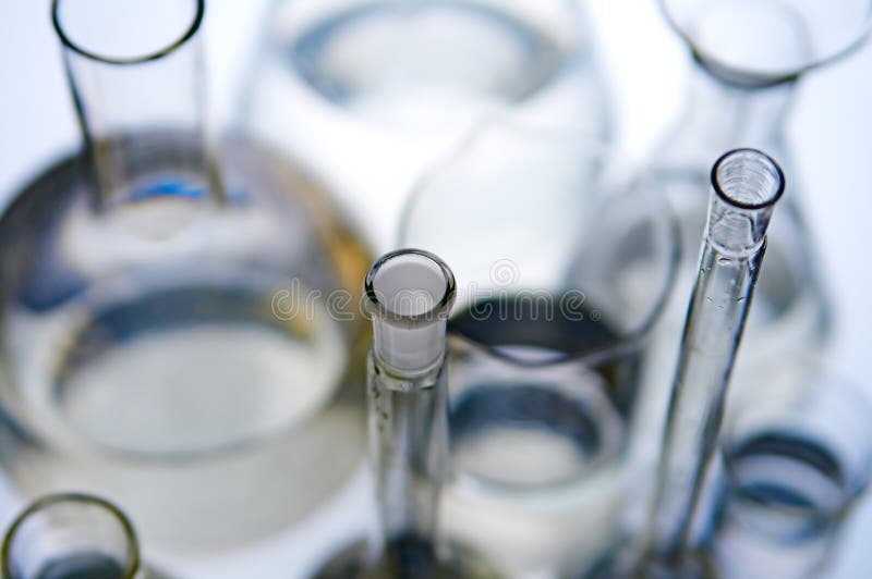 Flasks royalty free stock photo