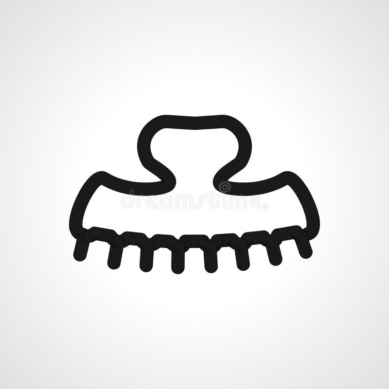 Color Illustration Icon for Catcher, Hair and Clutcher Stock