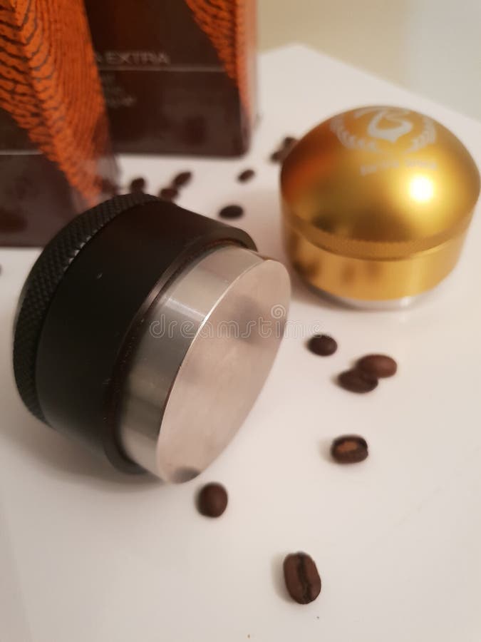 Tampers for Your Coffee Machine Editorial Photo Image of milk