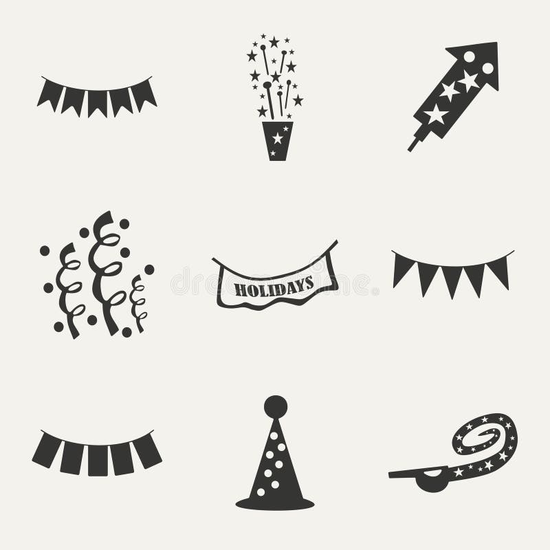 Streamers Clipart Black And White Tree