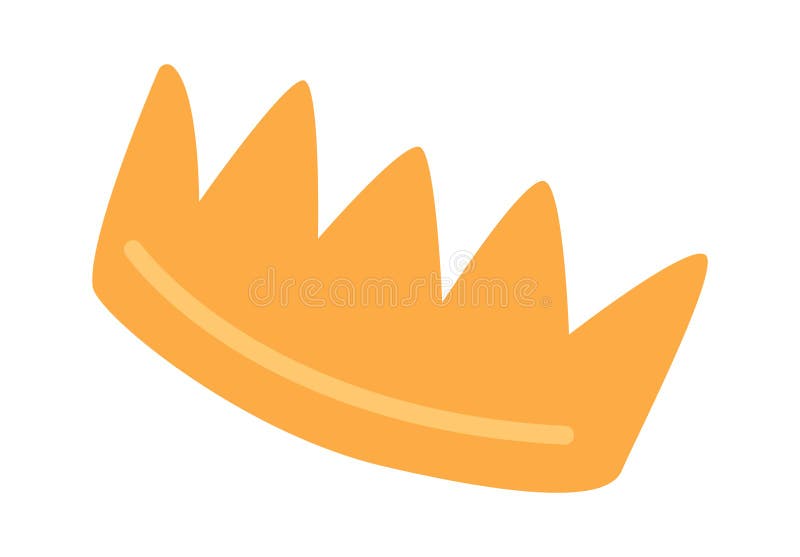 Flat crown Jewelry stock vector. Illustration of gold 272739700