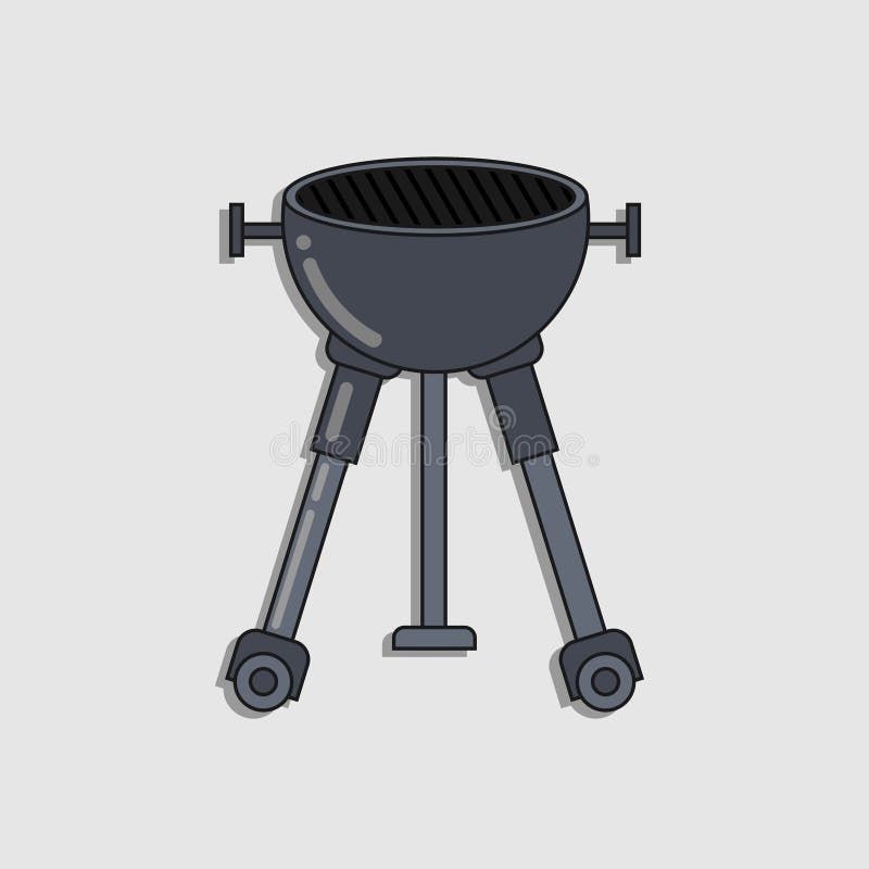 https://thumbs.dreamstime.com/b/flat-design-grill-tool-black-grilling-meat-sausages-utensil-used-cooking-called-grill-equipped-201236937.jpg