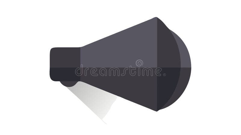 Flat Design Megaphone Icon for Clear Communication, vector design Generative AI royalty free illustration